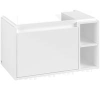 Villeroy & Boch Skyla Meuble sous-lavabo, 1 tiroir, 1 compartiment ouvert à droite, 772x439x436mm, poignée encastrée, SoftClose, C78800VE, Couleur: Blanc brillant