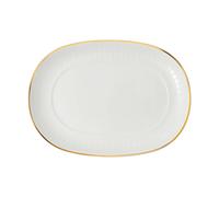 Villeroy & Boch Soucoupe pour saucière Château Septfontaines 14x20 cm Blanc-or