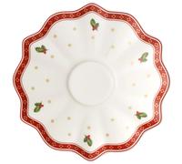 Villeroy & Boch Sous-tasse pour tasse à café Toy's Delight Ø17.5 cm Blanc-rouge