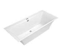 Villeroy & Boch Squaro Edge 12 baignoire à encastrer UBQ170SQE2DV-01 170 x 75 cm, blanc alpin