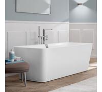 Villeroy & Boch Squaro Edge 12 Baignoire en îlot, softcube, UBQ180SQE7PDV-RW,