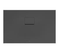 Villeroy & Boch Squaro Infinity douche UDQ1170SQI2IV1S , 110 x 70 x 4 cm, anthracite