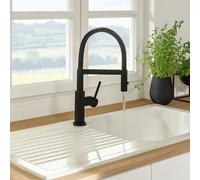 Villeroy & Boch Steel Expert Compact Window Mitigeur de cuisine à installer sous une fenêtre, pivotant, 92990006,