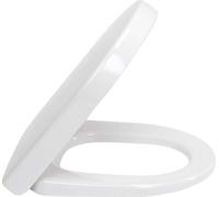 Abattant WC compact Villeroy & Boch Subway 2.0 9M69Q101, charnières en acier inoxydable, blanc alpin