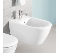 Villeroy & Boch – Bidet suspendu Subway 2.0, 375×565 mm, CeramicPlus, trop-plein, blanc 540000R1