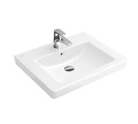 Villeroy & Boch Subway 2.0 - Lavabo avec trop-plein, 65x47 cm, avec CeramicPlus, blanc alpin 711365R1