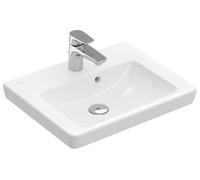 Villeroy & Boch Subway 2.0 lave-mains, rectangulaire, 1 trou pour robinet, avec trop-plein, 500x400mm, 7315F001, Couleur: Blanc