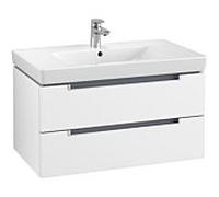 Meuble Pour Lavabo Encastrable Villeroy et Boch Subway 2.0 787x420x449 mm Blanc Mat