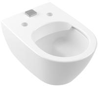 Villeroy & Boch Subway 2.0 WC à fond creux, ovale, sortie horizontale, DirectFlush/ViFresh, 370x560x365mm, 5614A101, Couleur: Blanc