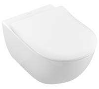 Villeroy & Boch Subway 2.0 WC Combi-Pack, ovale, sortie horizontale, DirectFlush, 370x560x365mm, 5614R2R1, Couleur: Céramique blanche Plus