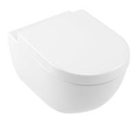 Villeroy & Boch Subway 2.0 WC suspendu - 37.5x56.5cm - avec rebord de rinçage - cuvette profonde - CeramicPlus - blanc alpin 560010r1