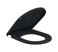 Villeroy & Boch Subway 3.0 - Abattant de WC, SoftClosing, QuickRelease, Pure Black 8M42S1R7