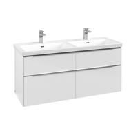 Villeroy und Boch Subway 3. 1930 C568L0VE 127,2x56,6x47,8cm, avec LED / poignée aluminium brillant, blanc brillant