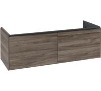 Villeroy & Boch Subway 3.0 armoire sous lavabo, 2 tiroirs, lavabo au centre, 1272x429x478mm, C60101RK