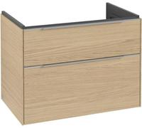 Villeroy & Boch Subway 3.0 armoire sous lavabo, éclairage LED, 2 tiroirs, 772x576x478mm, C574L0VJ