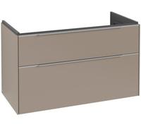 Villeroy & Boch Subway 3.0 armoire sous lavabo, éclairage LED, 2 tiroirs, 973x576x478mm, C570L0VM