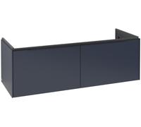 Villeroy & Boch Subway 3.0 armoire sous lavabo, éclairage LED, 2 tiroirs, lavabo au centre, 1272x429x478mm, C601L1VQ