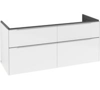 Villeroy & Boch Subway 3.0 armoire sous lavabo, éclairage LED, 4 tiroirs, 1272x576x478mm, C568L0VE