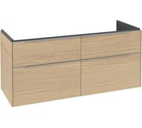 Villeroy & Boch Subway 3.0 armoire sous lavabo, éclairage LED, 4 tiroirs, 1272x576x478mm, C568L0VJ
