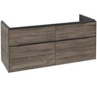 Villeroy & Boch Subway 3.0 armoire sous lavabo, éclairage LED, 4 tiroirs, 1272x576x478mm, C568L1RK