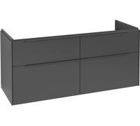 Villeroy & Boch Subway 3.0 armoire sous lavabo, éclairage LED, 4 tiroirs, 1272x576x478mm, C568L2VR