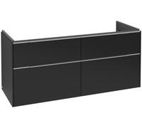 Villeroy & Boch Subway 3.0 armoire sous lavabo, éclairage LED, 4 tiroirs, lavabo au centre, 1272x576x478mm, C602L0VL