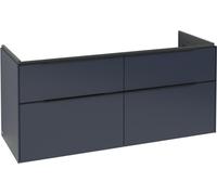Villeroy & Boch Subway 3.0 armoire sous lavabo, éclairage LED, 4 tiroirs, lavabo au centre, 1272x576x478mm, C602L1VQ