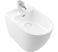 Villeroy & Boch Subway 3.0 - Bidet à poser, avec trop-plein, trou pour robinet, blanc alpin 447100R1
