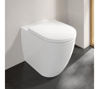 Villeroy und Boch Subway 3. 1930 stand WC 4671T0T2 37x60cm, TwistFlush, sans monture, blanc AntiBac / C-plus