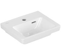Villeroy & Boch Subway 3.0 lave-mains, 1 trou pour robinet, avec trop-plein, non poncé, 370x305mm, 43703701, Couleur: blanc-alpin