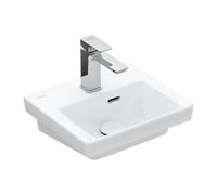 Villeroy und Boch Subway 3. 1930 lave-mains 43703701 37x30,5cm, avec trou pour robinetterie / avec trop-plein, blanc