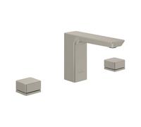 Villeroy und Boch Subway 3. 1930 trois trous mitigeur lavabo TVW11200500064 sortie fixe, sans garniture de vidange , nickel brossé noir