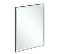 Villeroy & Boch Subway 3.0 miroir 60x75 cm rectangulaire avec éclairage argenté A46360BC