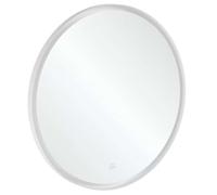 Villeroy & Boch Subway 3.0 - Miroir avec cadre et éclairage LED, diamètre 91 cm, capteur tactile A4649100