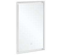 Villeroy & Boch Subway 3.0 Miroirs avec éclairage LED, rectangulaire, 500x750x47,5mm, A4635000, Couleur: Blanc Mat