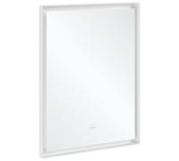 Villeroy & Boch Subway 3.0 Miroirs avec éclairage LED, rectangulaire, 600x750x47,5mm, A4636000, Couleur: Blanc Mat