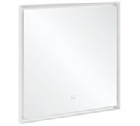Villeroy & Boch Subway 3.0 Miroirs avec éclairage LED, rectangulaire, 800x750x47,5mm, A4638000, Couleur: Blanc Mat