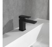Villeroy und Boch Subway 3. 1930 monocommande mitigeur lavabo TVW112001001K5 sans garniture de vidange , noir mat