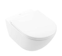 Villeroy & Boch Subway 3.0 - WC suspendu avec abattant SoftClosing, TwistFlush, blanc alpin 4670T901