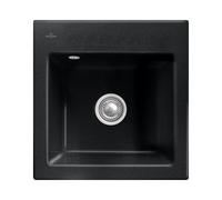 Villeroy und Boch Subway évier 33151FJ0 avec garniture de vidage et le fonctionnement manuel, chromite