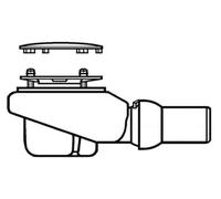 Villeroy & Boch Subway Infinity - Garniture de vidage Tempoplex Plus Compact, diamètre 90 mm, blanc 92260068