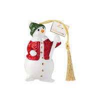 Villeroy & Boch Suspension en bonhomme de neige Christmas Classics Blanc