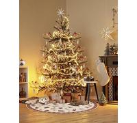 Villeroy & Boch Tapis Design nostalgique Rond - Toy's Delight - Couverture d'arbre de Noël et Sapin de Noël pour Salon, Chambre à Coucher, Salle à Manger, Couloir - Rouge Multicolore - 150 cm