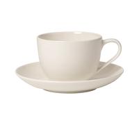 Villeroy & Boch Tasse à café avec soucoupe For Me Blanc