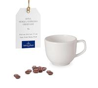 Villeroy & Boch - Tasse à espresso Afina en porcelaine premium, tasse supérieure pour moka et espresso, Fabriquée en Allemagne, compatible lave-vaisselle et micro-ondes, empilable, blanche