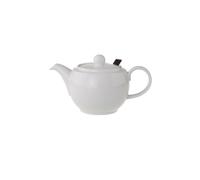 Villeroy & Boch Théière For Me Professional blanche en porcelaine avec couvercle et filtre 450 ml