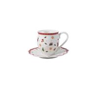 Villeroy & Boch - Toy’s Delight Decoration Bougeoir Mug avec Anse, bougeoir pour Bougie Chauffe-Plat en Forme de mug, Porcelaine, Multicolore, 10 x 6 cm