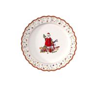 Villeroy & Boch - Toy’s Delight Plateau de Service, Plat Rond en Porcelaine Premium, adapté au Four à Micro-Ondes, Multicolore/Blanc, 45 cm