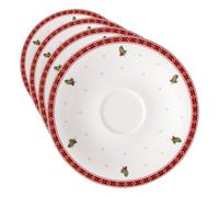 Villeroy & Boch - Toy’s Delight Specials sous-tasse pour café, dessous de tasse, petite assiette en porcelaine, vaisselle de Noël, 16,7 cm Ø, résistant au lave-vaisselle et au four à micro-ondes