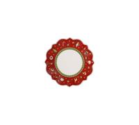 Villeroy & Boch Assiette à pain Toy's Delight 17 cm Porcelaine Premium Rouge